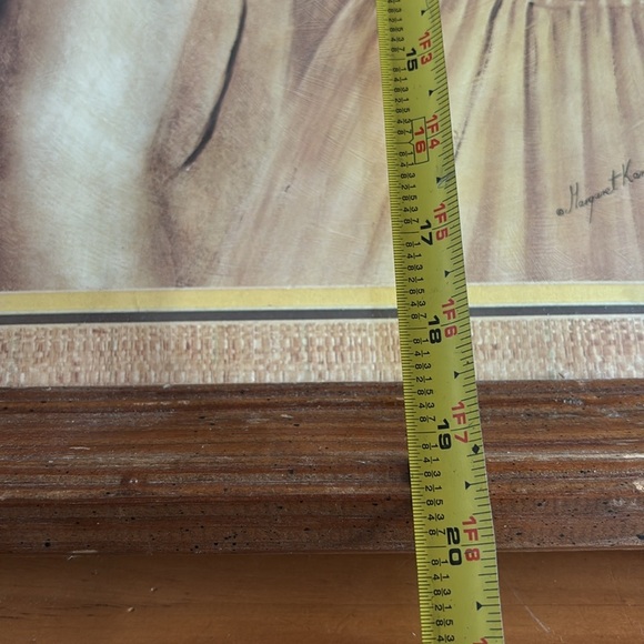 Vintage Margaret Kane A LITTLE KISS Big Eyes Art Print Signed Framed 20 X 17 - Picture 5 of 8